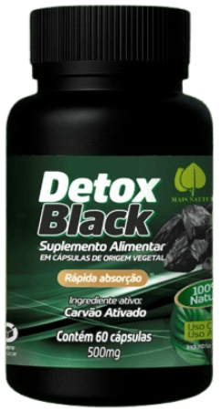 Frasco Detox Black